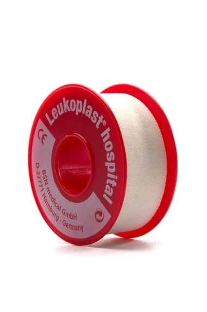 Leukoplast hospital 2,5 cm x 9,2 meter - 12 stuks