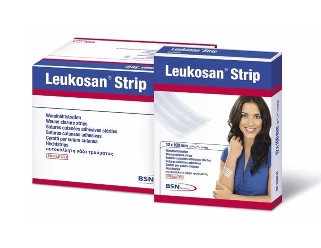 Leukoplast - Leukosan hechtstrips 12 mm x 100 mm 10 x 6 strips