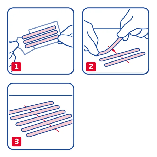 How to use Leukosan strip