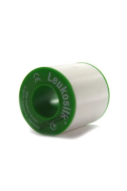 Leukosilk fixatiepleister 5 cm x 9,2 meter - 6 stuks
